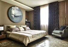 Фото интерьера спальни квартиры в американском стиле