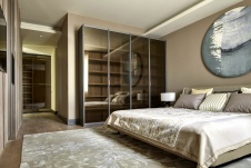 Фото интерьера спальни квартиры в американском стиле