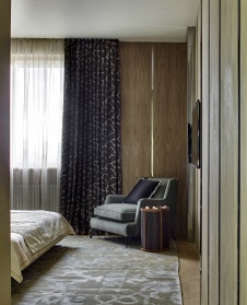 Фото интерьера спальни квартиры в американском стиле