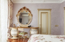 Фото интерьера спальни небольшого дома в классическом стиле