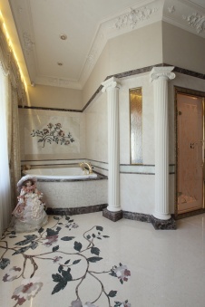 Фото интерьера ванной в классическом стиле