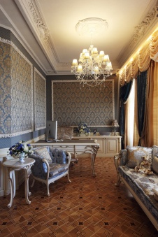 Фото интерьера кабинета в классическом стиле
