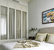 Фото интерьера спальни квартиры в американском стиле