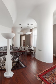 Фото интерьера столовой квартиры в современном стиле