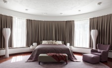 Фото интерьера спальни квартиры в современном стиле
