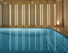 Фото интерьера бассейна дома в стиле ар-деко