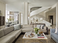 Фото интерьера гостиной дома в стиле ар-деко