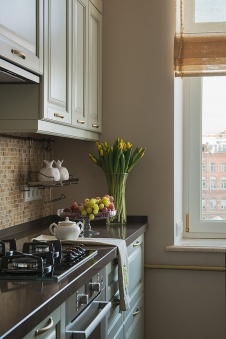 Фото интерьера кухня квартиры в стиле ампир