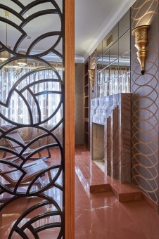 Фото интерьера каминной дома в стиле ар-деко