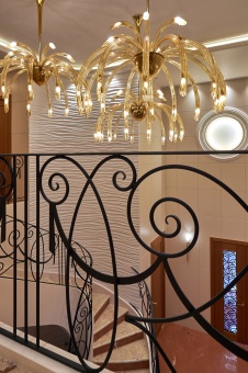 Фото интерьера балкона дома в стиле ар-деко