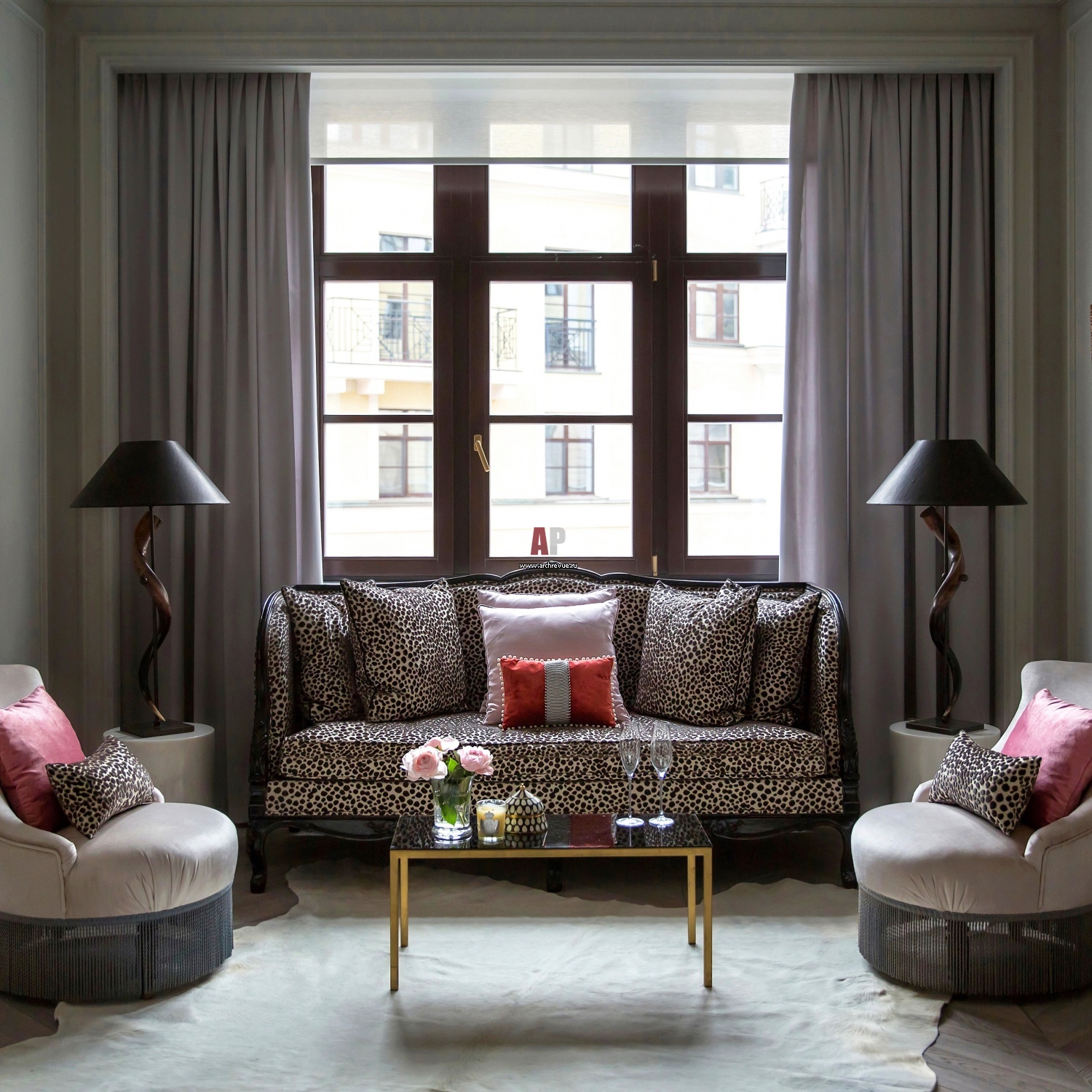 КВАРТИРА 42 кв.м. - DECOR.CLOUD Interior decorating, Cool rooms, Living room