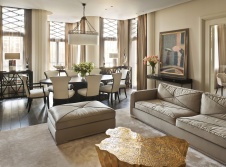 Фото интерьера гостиной квартиры в американском стиле