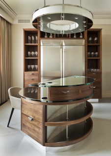 Фото интерьера кухни квартиры в американском стиле