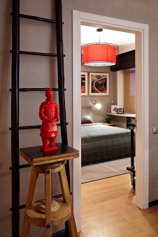 Фото интерьера спальни квартиры в современном стиле