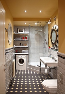 Фото интерьера санузла квартиры в современном стиле