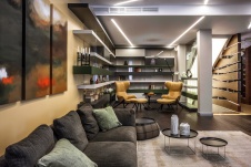 Фото интерьера гостиной дома в современном стиле