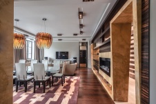 Фото интерьера столовой квартиры в современном стиле