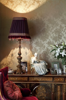 Фото интерьера гостиной резиденции в дворцовом стиле