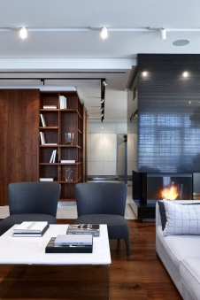 Фото интерьера гостиной квартиры в стиле минимализм