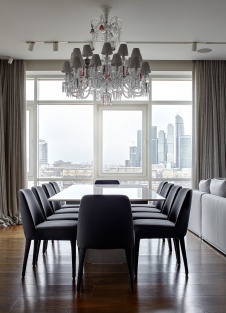 Фото интерьера столовая квартиры в стиле минимализм