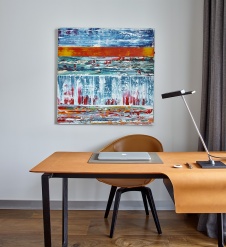 Фото интерьера кабинета квартиры в стиле минимализм