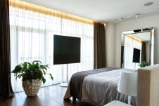 Фото интерьера спальни квартиры в стиле минимализм