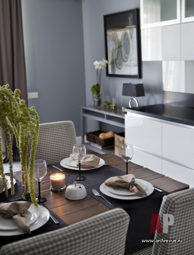 Фото интерьера кухни квартиры в стиле минимализм
