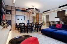 Фото интерьера гостиной квартиры в современном стиле