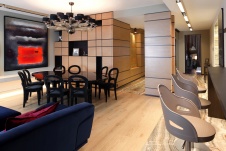 Фото интерьера столовой квартиры в современном стиле