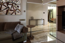 Фото интерьера кабинета квартиры в современном стиле