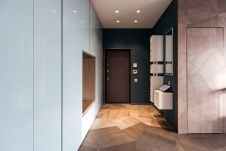 Фото интерьера входной зоны квартиры в современном стиле