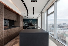 Фото интерьера кухни квартиры в современном стиле