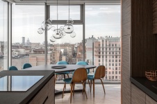 Фото интерьера столовой квартиры в современном стиле