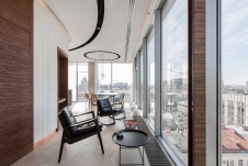 Фото интерьера кабинета квартиры в современном стиле