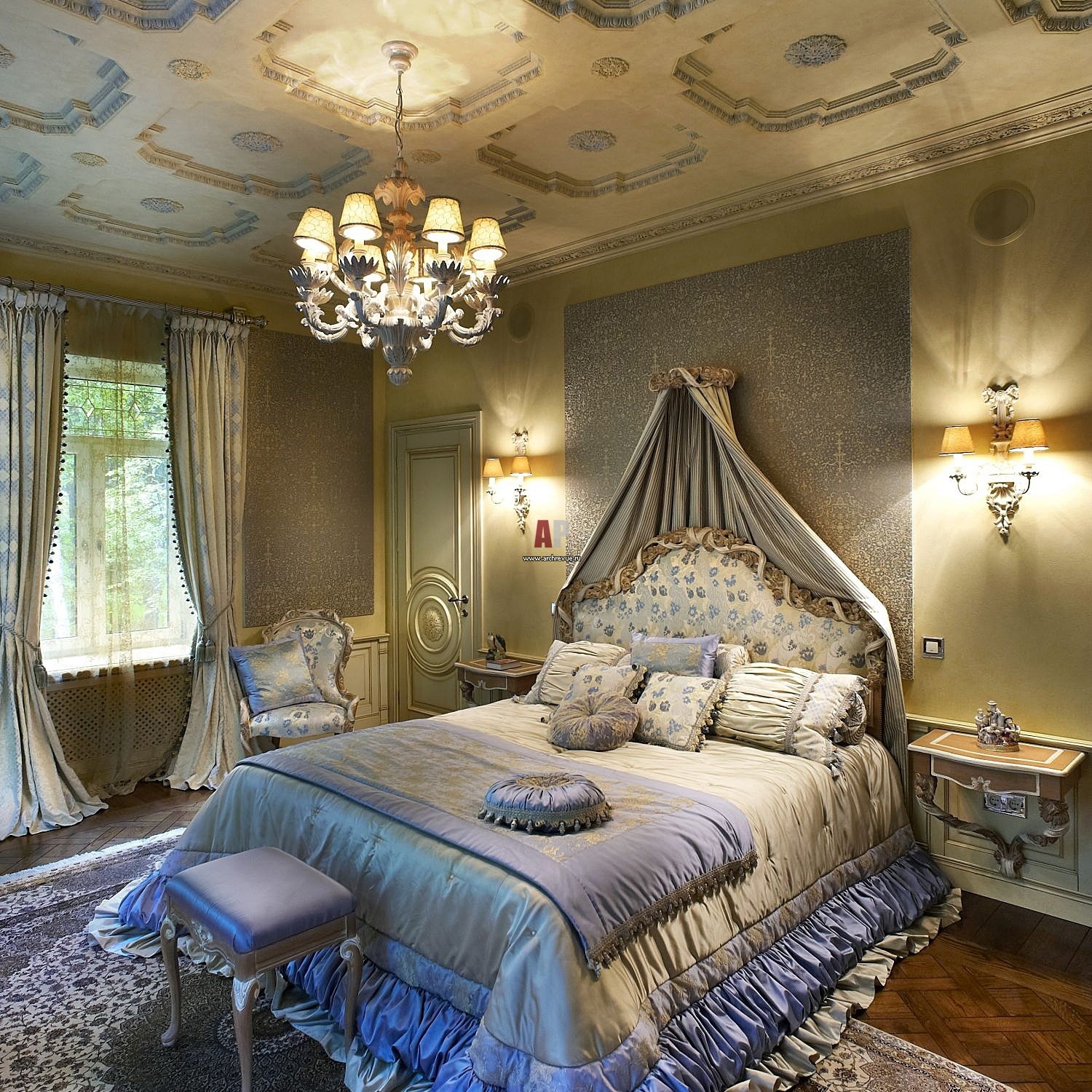 Комнаты платная версия. Шикарная спальня. Спальня в дворцовом стиле. Спальня в стиле 18 века. Комната в особняке.