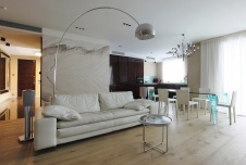 Фото интерьера гостиной квартиры в стиле минимализм