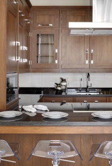 Фото интерьера кухни квартиры в современном стиле