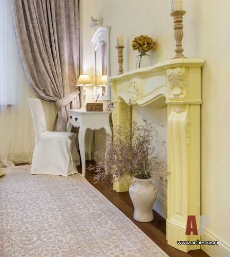 Фото интерьера будуара квартиры в средиземноморском стиле