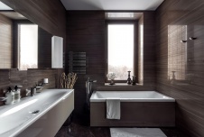 Фото интерьера санузла квартиры в стиле ар-деко