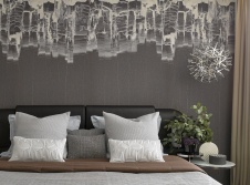 Фото интерьера спальни квартиры в современном стиле