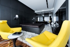 Фото интерьера спальни квартиры в стиле минимализм