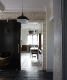 Фото интерьера кухни квартиры в стиле фьюжн