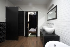 Фото интерьера санузла квартиры в стиле фьюжн