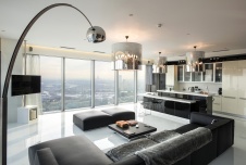 Фото интерьера гостиной квартиры в стиле минимализм