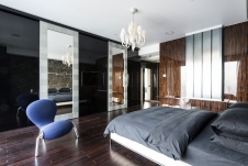 Фото интерьера спальни квартиры в стиле минимализм