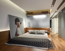 Фото интерьера спальни квартиры в современном стиле