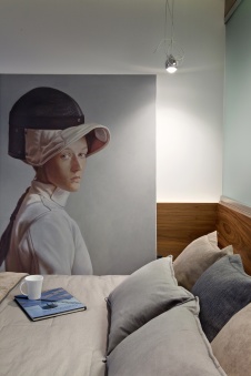 Фото интерьера спальни квартиры в современном стиле