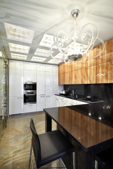 Фото интерьера кухни квартиры в стиле ар-деко