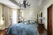 Фото интерьера спальни квартиры в стиле ар-деко