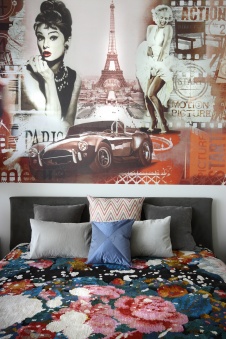 Фото интерьера спальни квартиры в стиле лофт